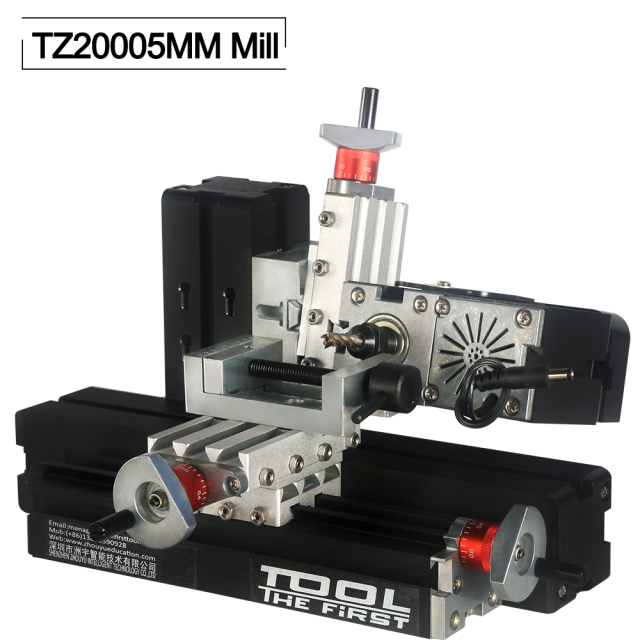 TZ20005MM 60W Metal Mini Horizontal Milling Machine/12000rpm Big Power Mill Lathe