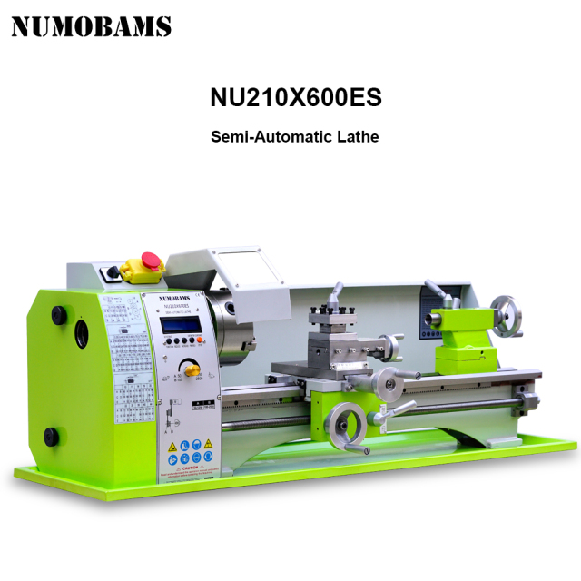 NUMOBAMS NU210x600ES Auto Left&Right Threading Making Semi-CNC Metal Lathe Machine