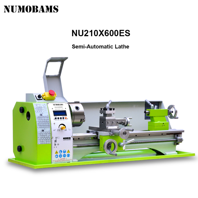 NUMOBAMS NU210x600ES Auto Left&Right Threading Making Semi-CNC Metal Lathe Machine