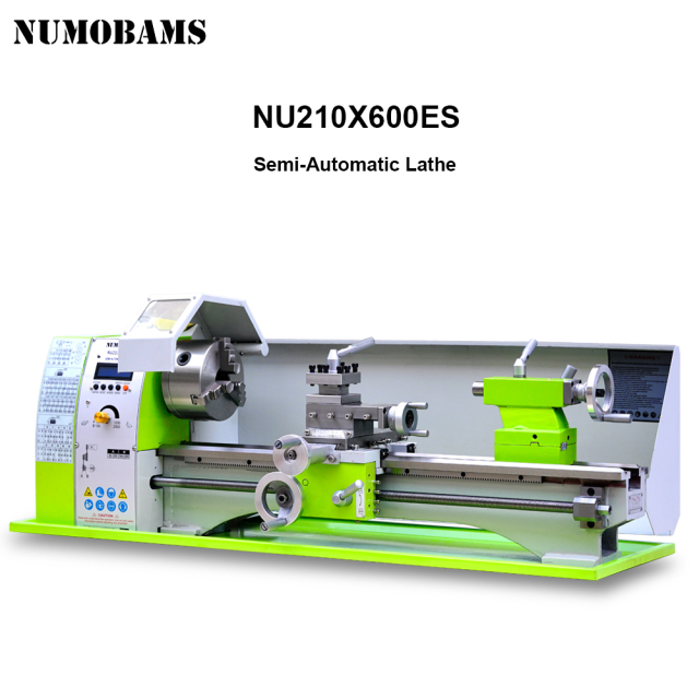 NUMOBAMS NU210x600ES Auto Left&Right Threading Making Semi-CNC Metal Lathe Machine