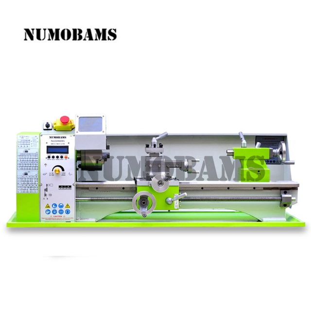 NUMOBAMS NU210X800ES Auto Left&Right Threading Making Mini CNC Metal Lathe Machine