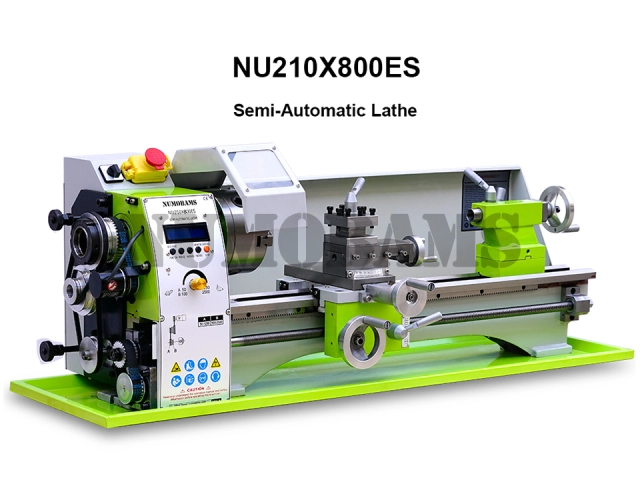 NUMOBAMS NU210X800ES Auto Left&Right Threading Making Mini CNC Metal Lathe Machine