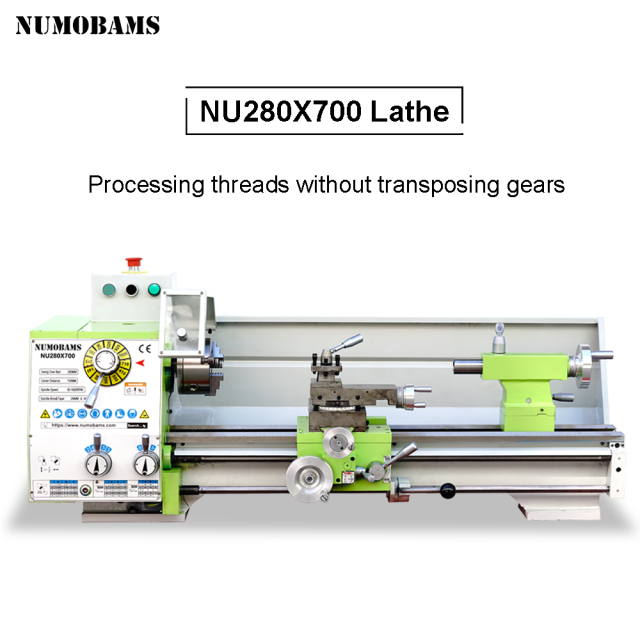 NUMOBAMS NU280X700 MT4 Spindle 280*700MM Thread Making Metal Lathe Machine