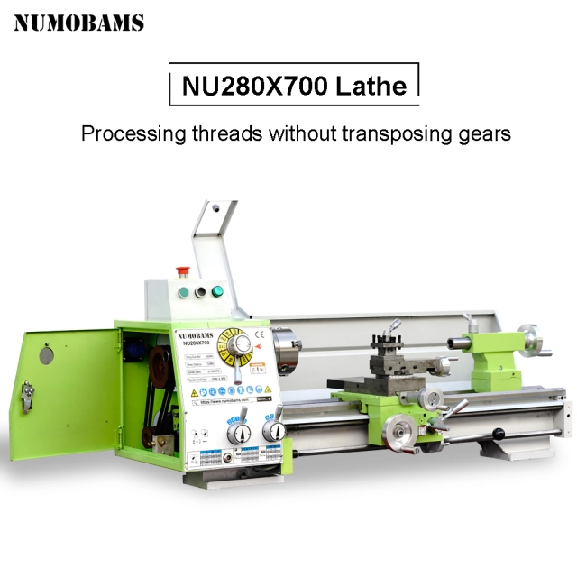 NUMOBAMS NU280X700 MT4 Spindle 280*700MM Thread Making Metal Lathe Machine