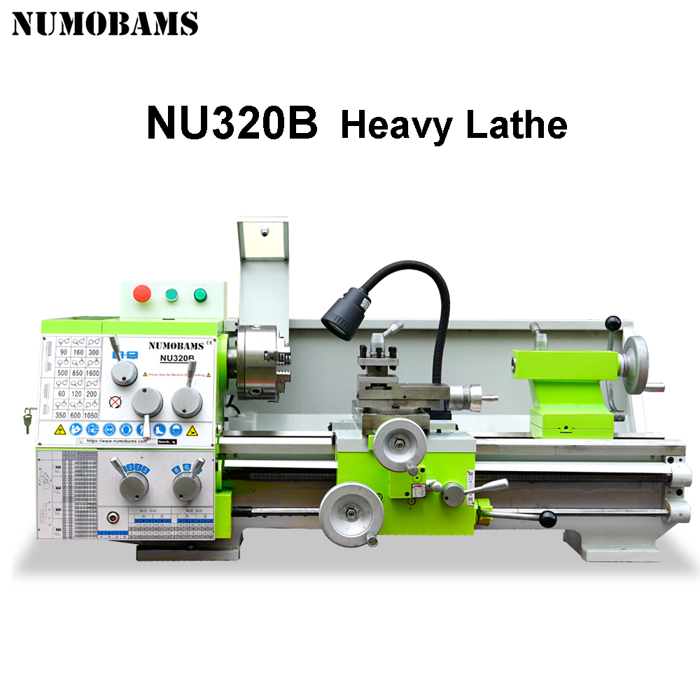 NUMOBAMS NU320B MT5 Spindle 750W Motor Metal Lathe Machine