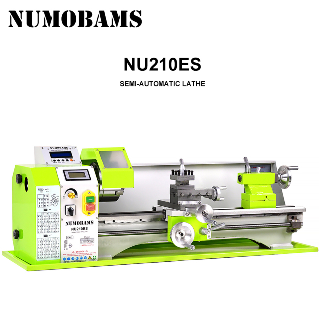 NUMOBAMS NU210X800ES Auto Left&Right Threading Making Mini CNC Metal Lathe Machine