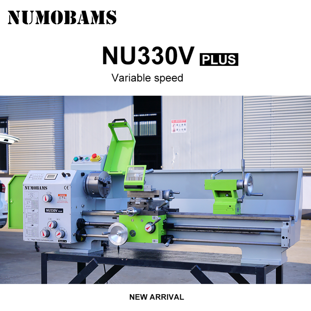 NUMOBAMS NU330 Plus 1500W Motor with 160mm Chuck 750*330mm DIY Metal Lathe Machine