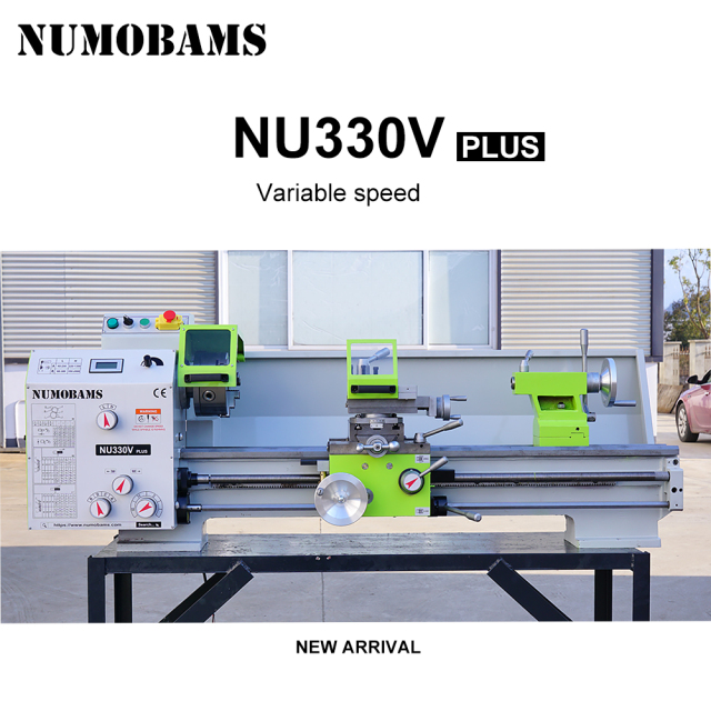 NUMOBAMS NU330 Plus 1500W Motor with 160mm Chuck 750*330mm DIY Metal Lathe Machine