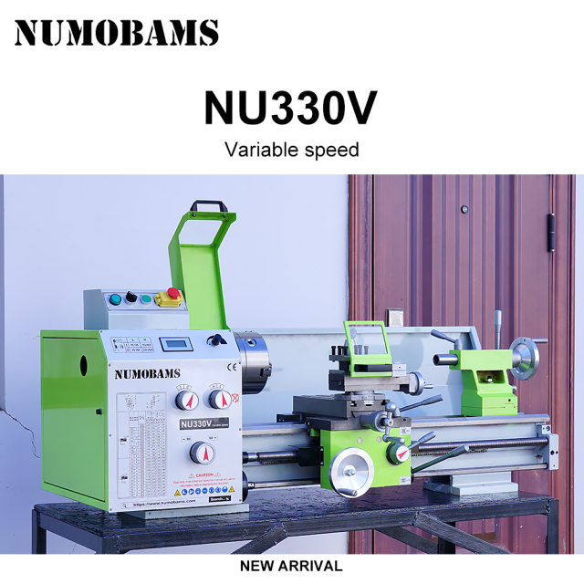 NUMOBAMS NU330V  1500W Motor with 160mm Chuck 750*330mm DIY Metal Lathe Machine