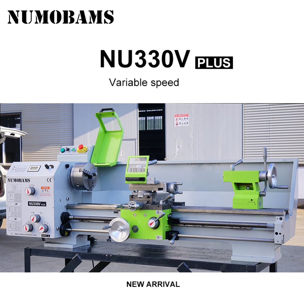 NUMOBAMS NU330 Plus 1500W Motor with 160mm Chuck 750*330mm DIY Metal Lathe Machine