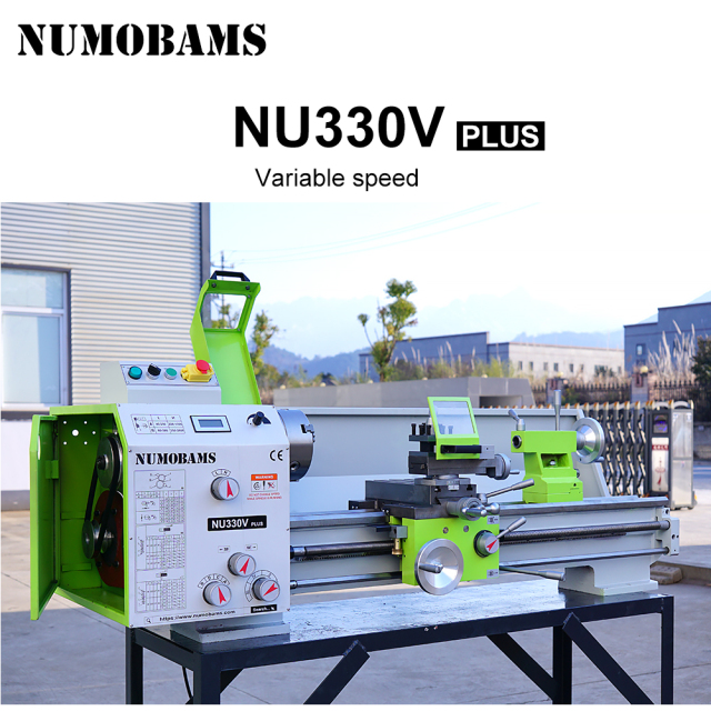 NUMOBAMS NU330 Plus 1500W Motor with 160mm Chuck 750*330mm DIY Metal Lathe Machine