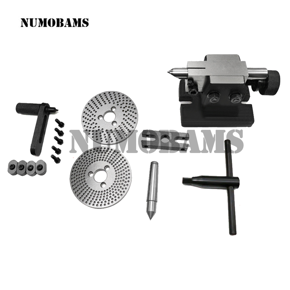 Numobams BS-1 Semi-Universal Dividing Head with 160/200mm 3-jaw Chuck for Metal Milling Machine Use