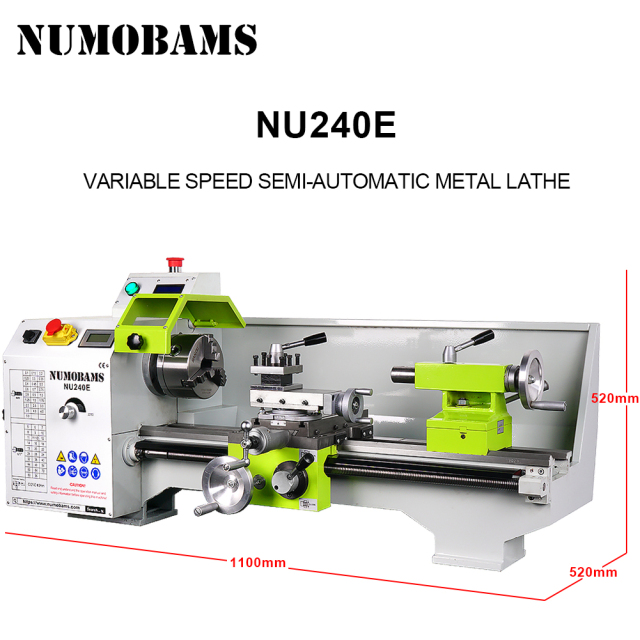 NUMOBAMS NU240E Semi-CNC Lathe Machine