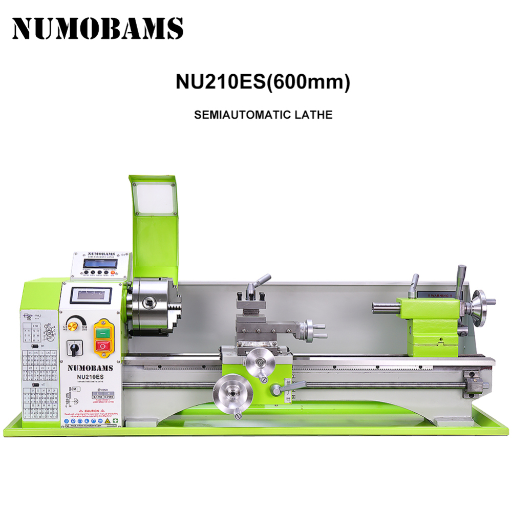 NUMOBAMS NU210x600ES Auto Left&Right Threading Making Semi-CNC Metal Lathe Machine