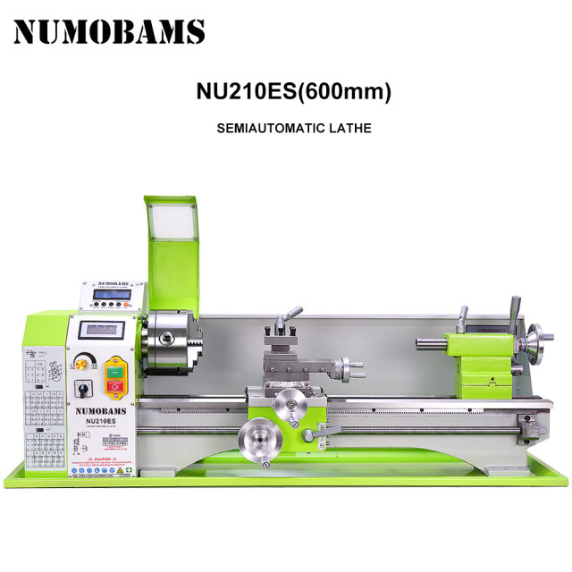 NUMOBAMS NU210x600ES Auto Left&Right Threading Making Semi-CNC Metal Lathe Machine