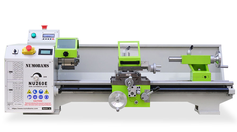 ムー NUMOBAMS NU260E Semi-CNC Lathe Machine