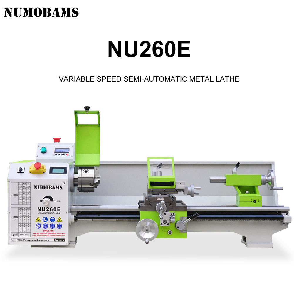 NUMOBAMS NU260E semi CNC metal lathe machine