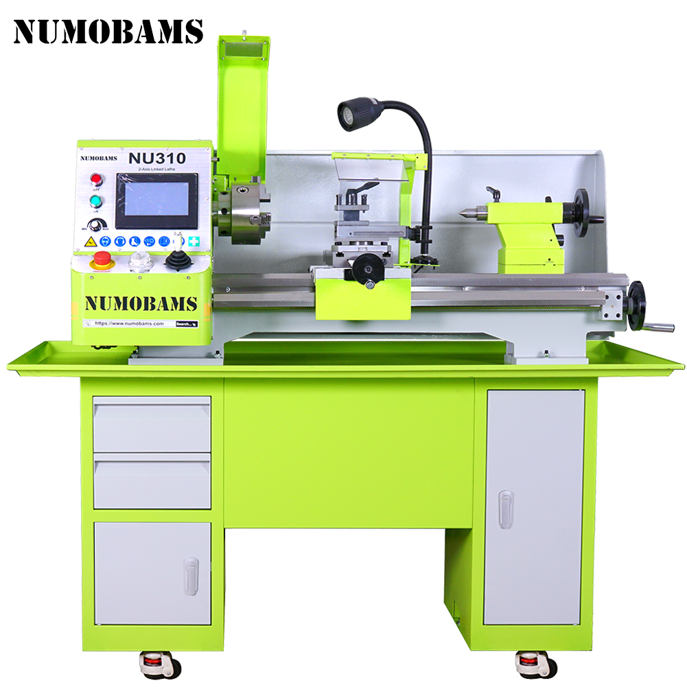 NUMOBAMS NU310 Semi-CNC Metal Lathe Machine for Precision Metal Processing