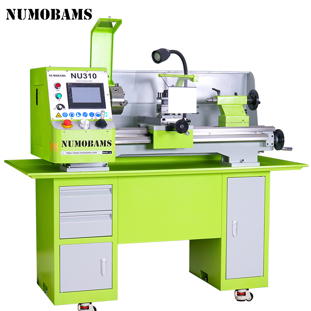 NUMOBAMS NU310 Semi-CNC Metal Lathe Machine for Precision Metal Processing