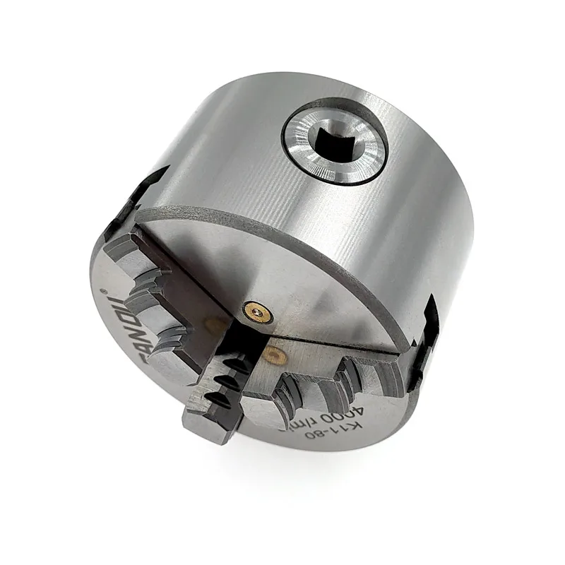 K11-130 3-Jaw Self-Centering Chuck for Mini Metal Lathe Use