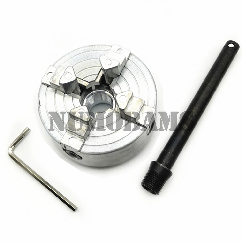 Z011A Mini Metal 4-Jaw Chuck/48mm 4 Jaw Cartridge/1.8~56mm/12~65mm Clamping Diameter