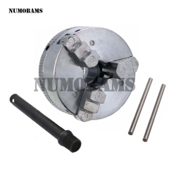 Z011 48mm 3-Jaw Chuck/Mini Metal Three Jaw Cartridge/1.8~56mm /12~65mm Clamping Diameter