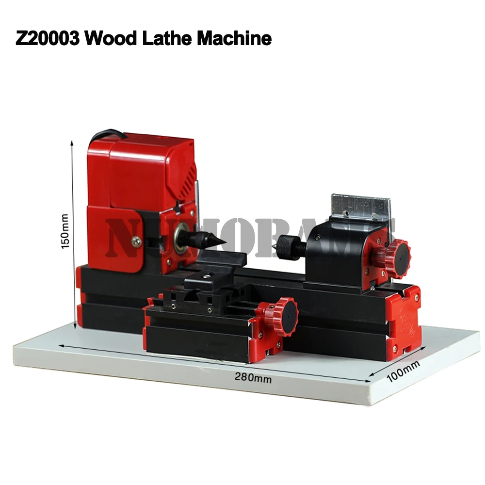 NUMOBAMS Z20003 24W,20000rpm DIY Mini Wood-Turning Lathe Machine