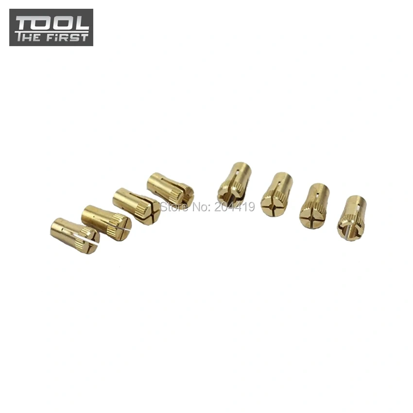 Free Shipping!/Z061&Z045 9PCS Collet Set/8PCS Collet&1PC Fixing Nut/1-6mm chuck with chuck nut/Zhouyu Accessory