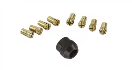 Free Shipping!/Z061&Z045 9PCS Collet Set/8PCS Collet&1PC Fixing Nut/1-6mm chuck with chuck nut/Zhouyu Accessory