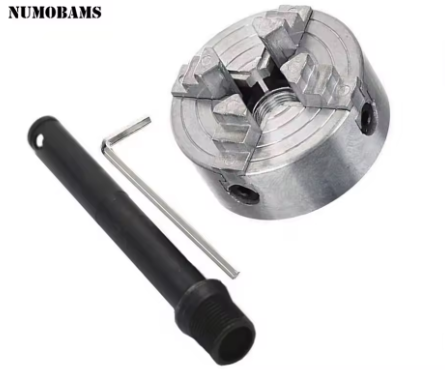 Z011A Mini Metal 4-Jaw Chuck/48mm 4 Jaw Cartridge/1.8~56mm/12~65mm Clamping Diameter