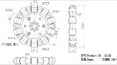 3'' OmniWheel Pack DIY Robot Accessories
