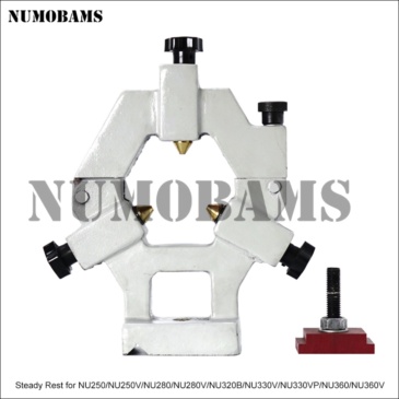 NUMOBAMS Lathe Machine Steady Rest for NU250/NU260/NU280/NU320/NU360 Use