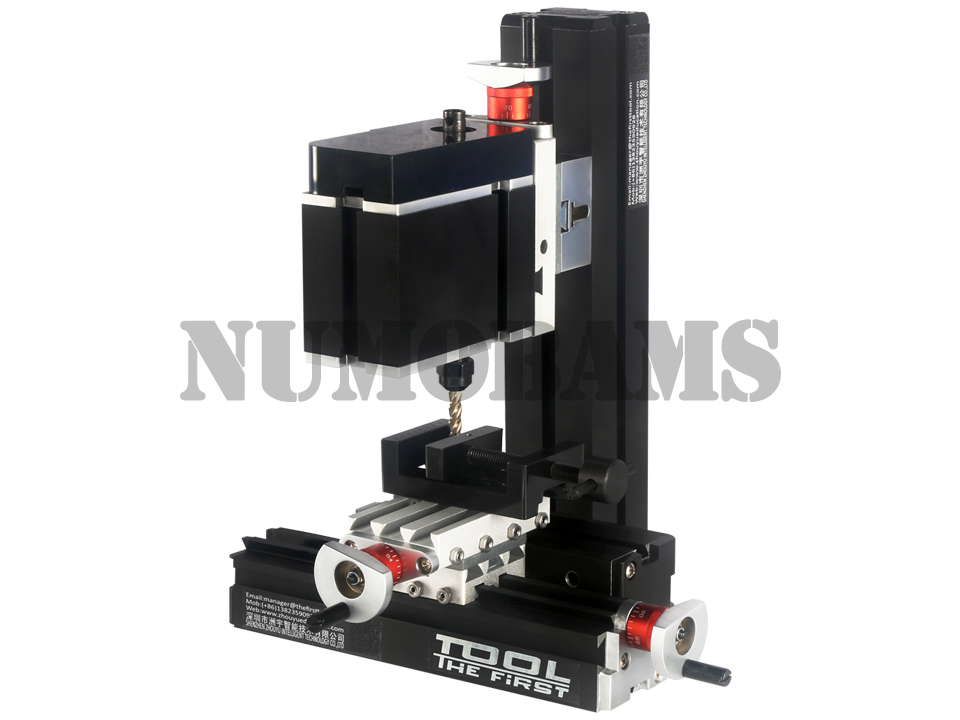 Numobams TZ6000MZG 60W 6 in 1 Mini Metal Lathe 12000rpm Machine Kit with Drill, Mill, Sander, Wood