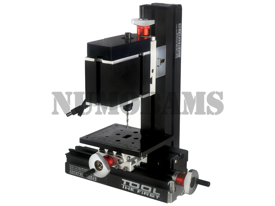 Numobams TZ6000MZG 60W 6 in 1 Mini Metal Lathe 12000rpm Machine Kit with Drill, Mill, Sander, Wood