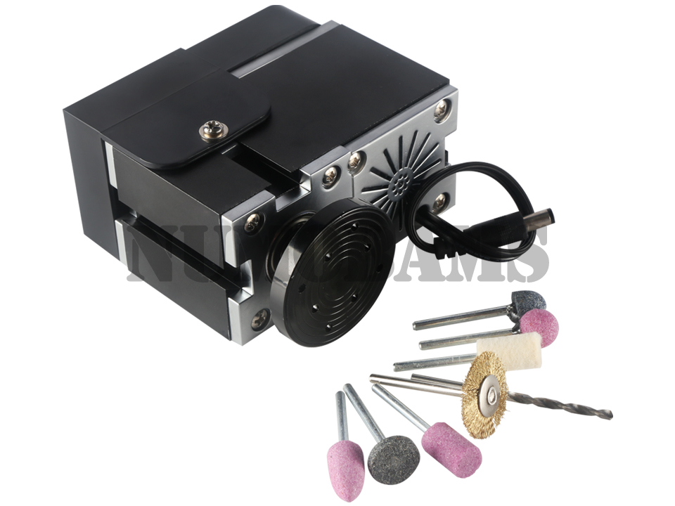 Numobams TZ6000MZG 60W 6 in 1 Mini Metal Lathe 12000rpm Machine Kit with Drill, Mill, Sander, Wood
