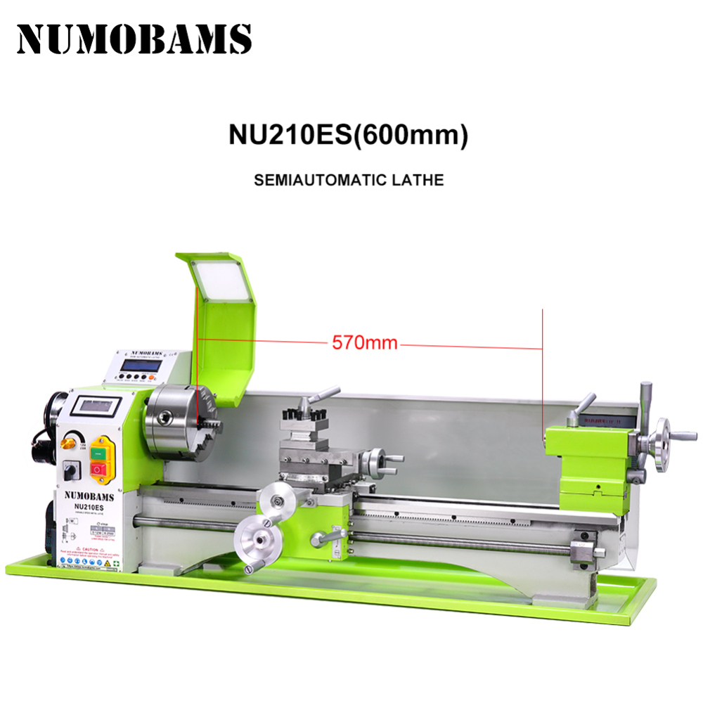 NUMOBAMS NU210x600ES Auto Left&Right Threading Making Semi-CNC Metal Lathe Machine