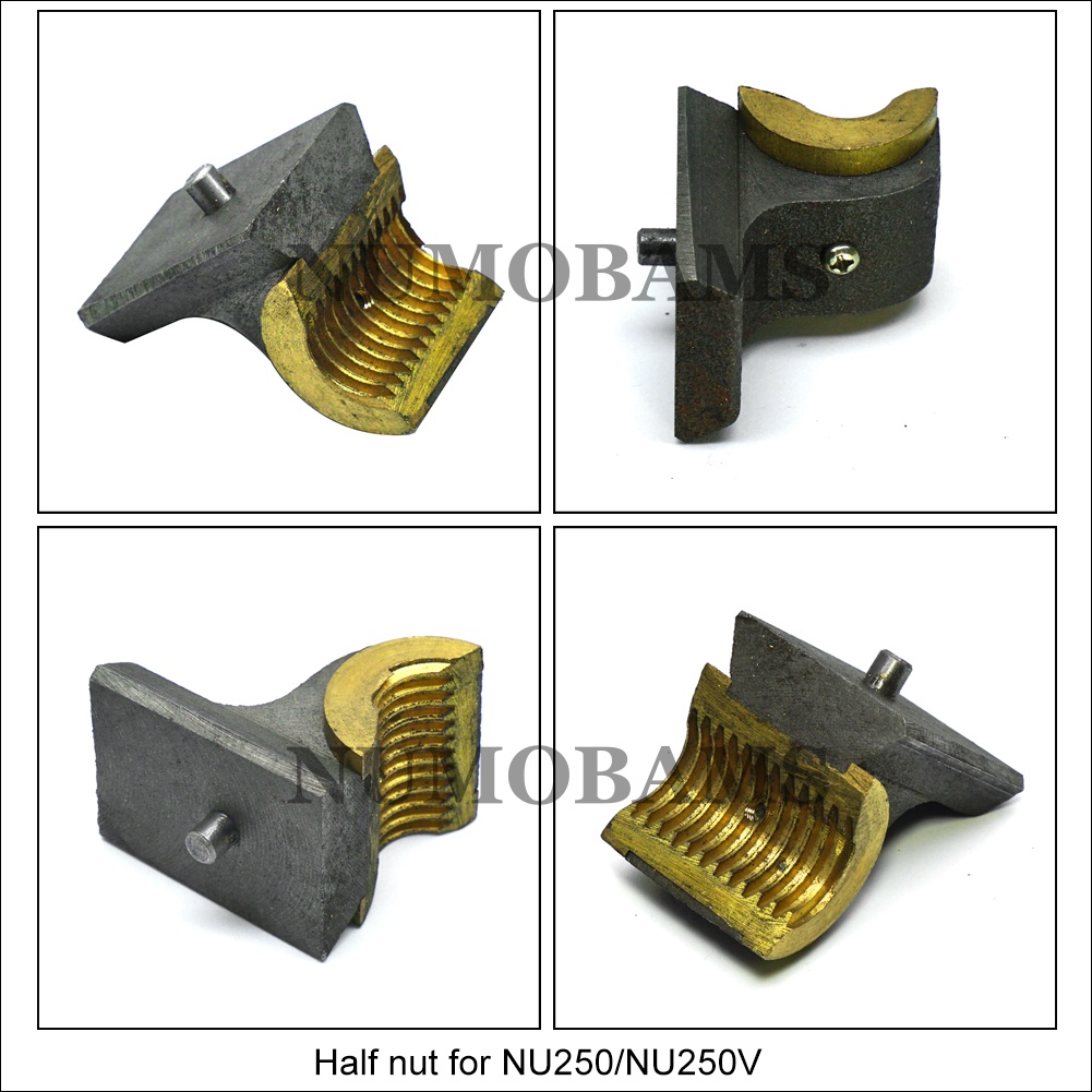 Free Shipping Numobams NU210 Series/NU250/NU250V/NU260V/NU260E/NU280/NU280V/NU330/NU330V Plus/NU320B/NU360/NU360V Metal Lathe Machine Half Nut