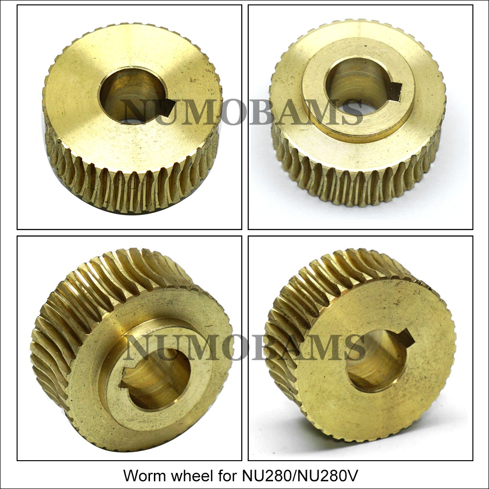Free Shipping Numobams NU250/NU250V/NU260E/NU280/NU280V/NU330V/NU330V Plus/NU320B/NU360/Nu360V Metal Lathe Machine Worm Gear