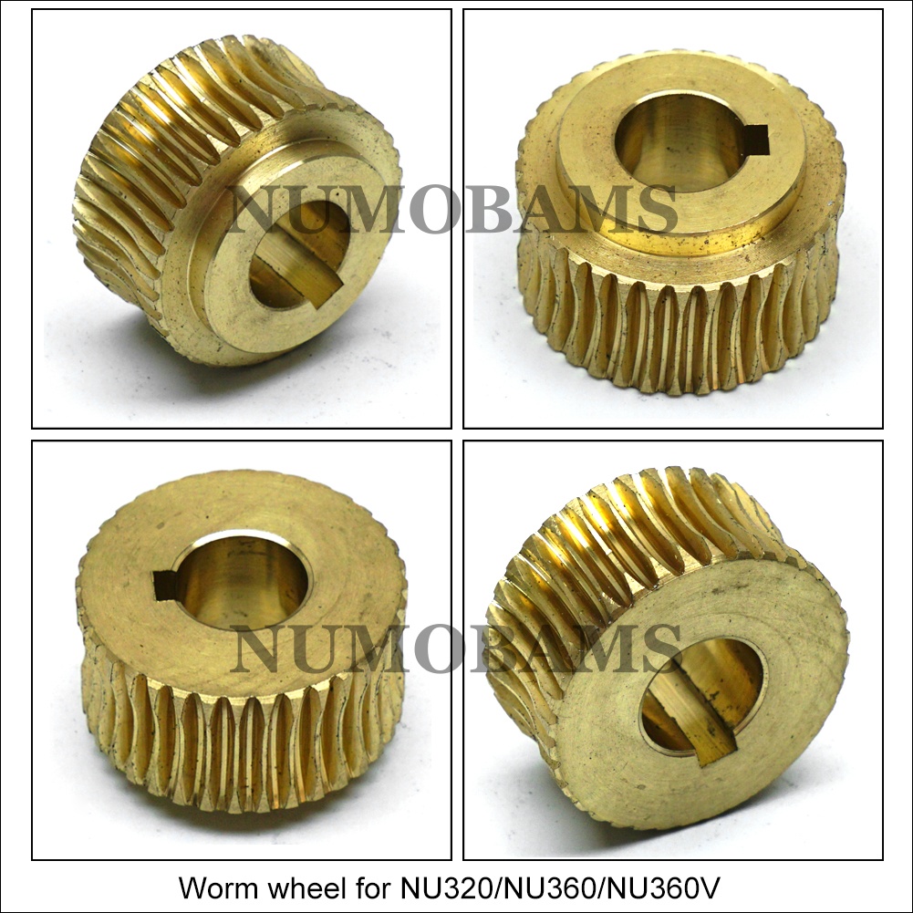 Free Shipping Numobams NU250/NU250V/NU260E/NU280/NU280V/NU330V/NU330V Plus/NU320B/NU360/Nu360V Metal Lathe Machine Worm Gear