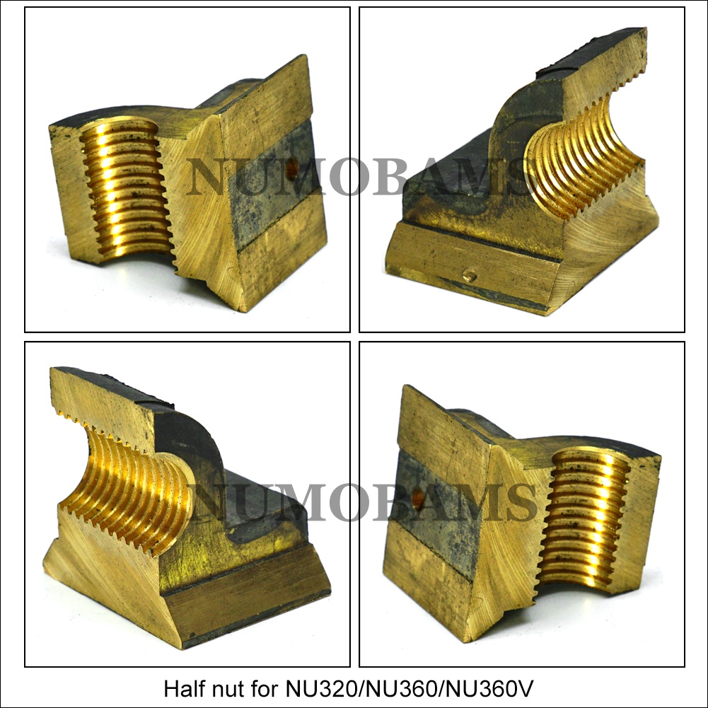Free Shipping Numobams NU210 Series/NU250/NU250V/NU260V/NU260E/NU280/NU280V/NU330/NU330V Plus/NU320B/NU360/NU360V Metal Lathe Machine Half Nut
