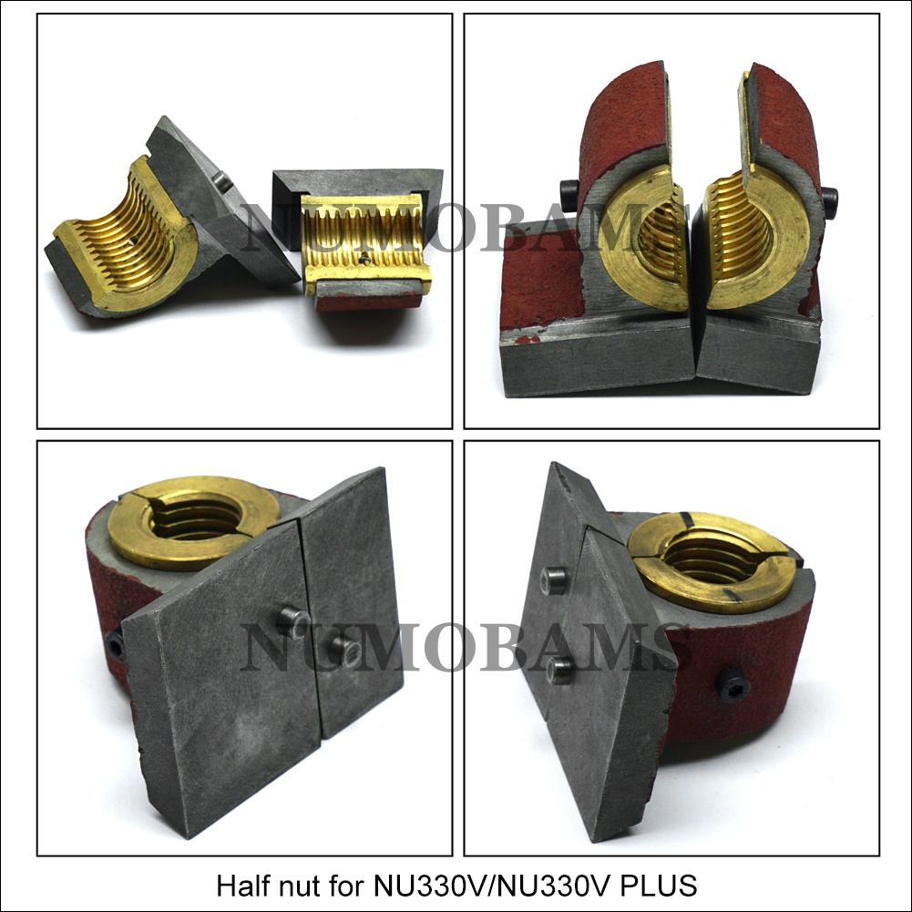 Free Shipping Numobams NU210 Series/NU250/NU250V/NU260V/NU260E/NU280/NU280V/NU330/NU330V Plus/NU320B/NU360/NU360V Metal Lathe Machine Half Nut