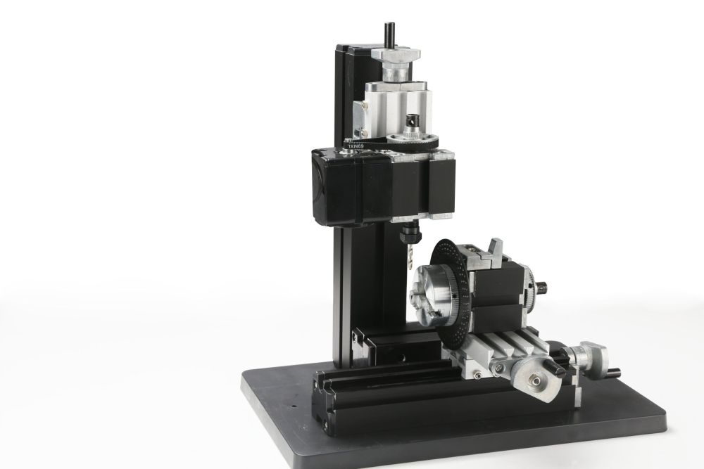 Z8000M 4 in 1 Mini Metal Lathe Kit 24W,20000rpm 4 in 1 machine kit