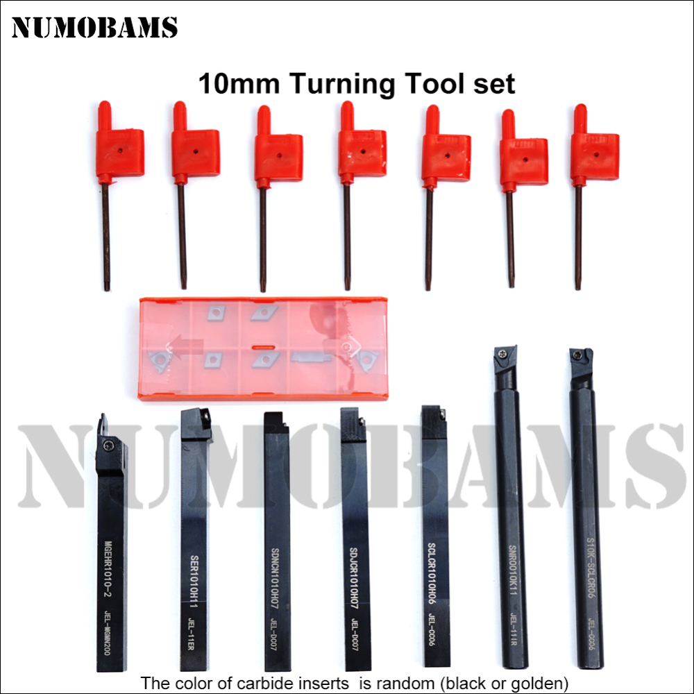 NUMOBAMS Metal Lathe Machine Turning Tool Set