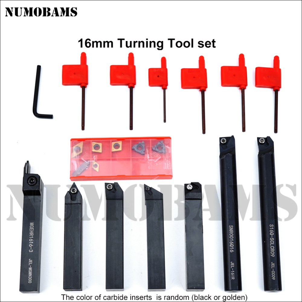 NUMOBAMS Metal Lathe Machine Turning Tool Set