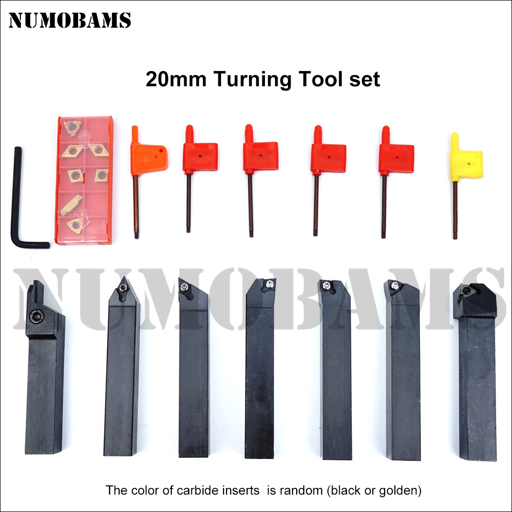 NUMOBAMS Metal Lathe Machine Turning Tool Set