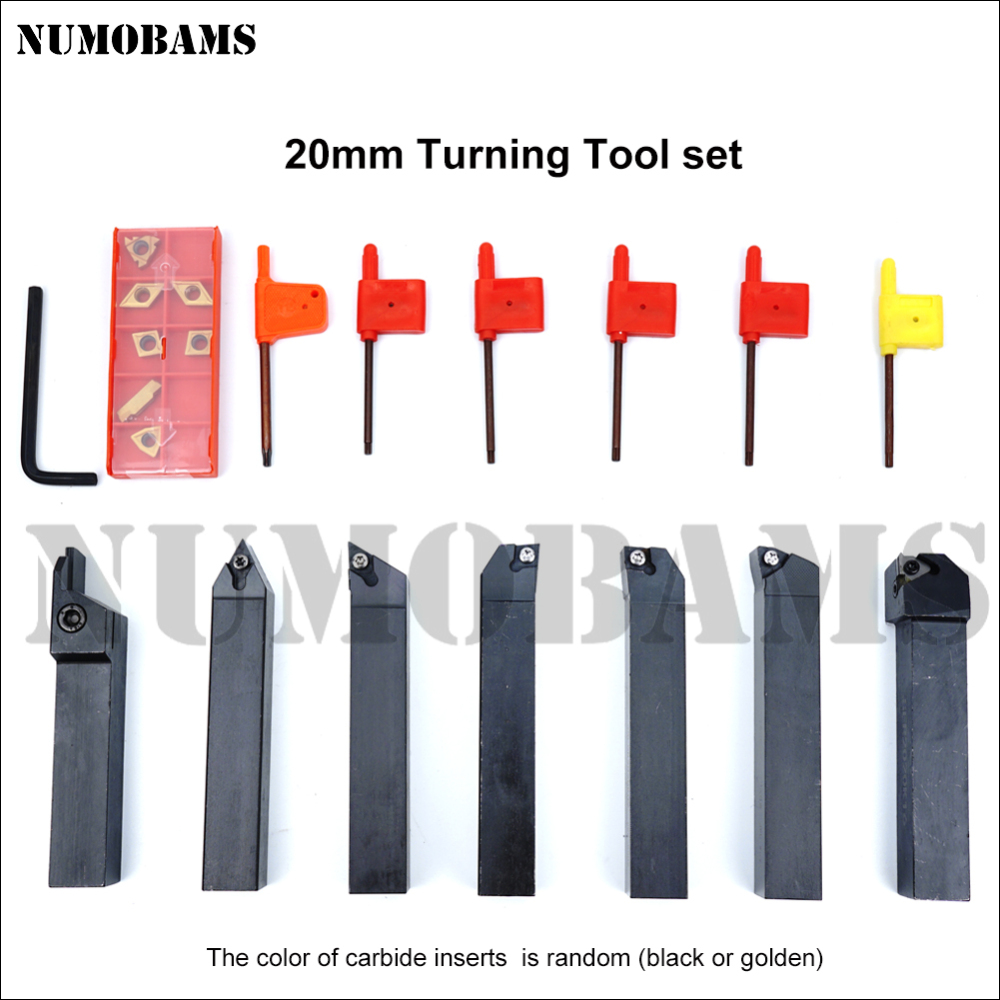 NUMOBAMS Metal Lathe Machine Turning Tool Set