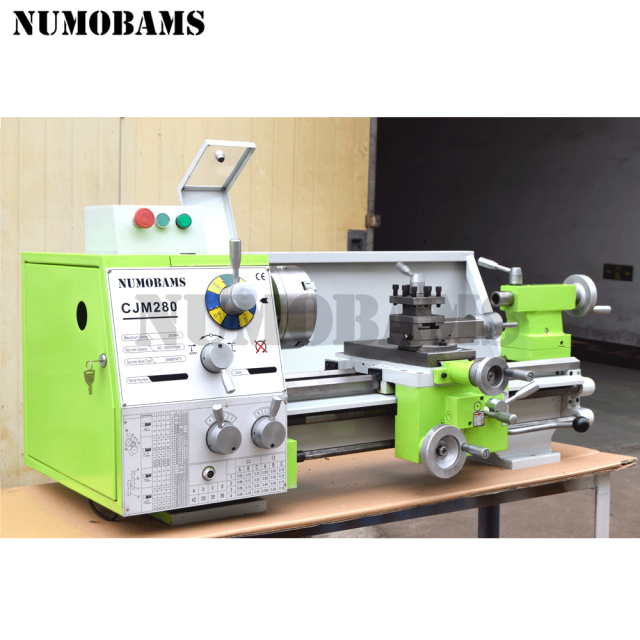 NUMOBAMS NU280 750W Motor MT5 Spindle Thread Making Metal Lathe Machine