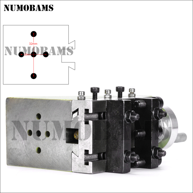 NUMOBAMS NU210 Series Metal Lathe Machine Vertical Slider Tool Holder