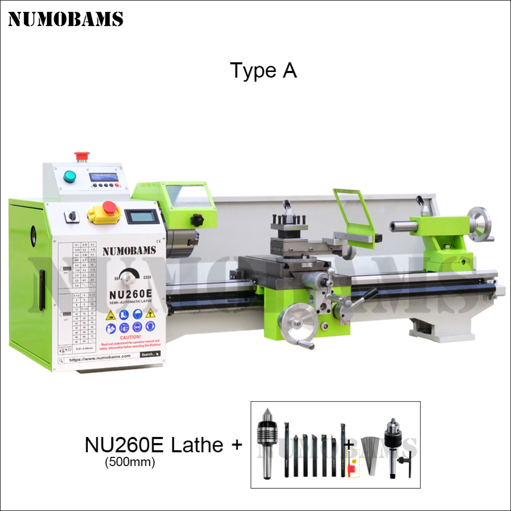 NUMOBAMS NU260E Semi-CNC Metal Lathe Machine