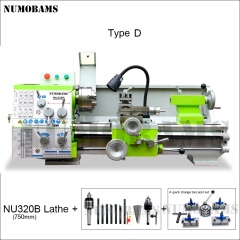 NUMOBAMS NU320B MT5 Spindle 750W Motor Metal Lathe Machine